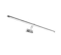 ZBZFGE Luce in Acciaio di Tipo Inossidabile, Moderna Illuminazione dimmerabile Strisce Lunga LED per Il Bagno Lampada a Parete del Soggiorno (Chrome, 60 cm/23.6in)