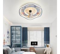 ZBZFGE Luci a soffitto a Dimmabile con Telecomando, Lampada a soffitto della Camera di Astronauta Moderna, luci del soffitto per la Camera da Letto per Ragazzi, lampade del lampadario