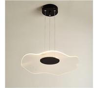 ZBZFGE Luci dell'isola a LED lampadario Finitura Nera/Oro Foglia acrilica Ideale per la Pranzo Vivente di Villa e Sala da tè.