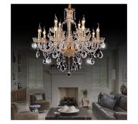 ZBZFGE Luminoso Chandelier Luxo Ambiente Rappresentazione Salone Camera Ufficio Duplice Casa Alta qualità Luce(Compatibile,3 Light)