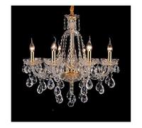 ZBZFGE Luminoso Chandelier Luxo Ambiente Rappresentazione Salone Camera Ufficio Duplice Casa Alta qualità Luce(Compatibile,3 Light)