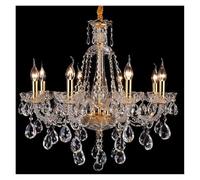 ZBZFGE Luminoso Chandelier Luxo Ambiente Rappresentazione Salone Camera Ufficio Duplice Casa Alta qualità Luce(Compatibile,3 Light)