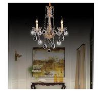 ZBZFGE Luminoso Chandelier Luxo Ambiente Rappresentazione Salone Camera Ufficio Duplice Casa Alta qualità Luce(Compatibile,3 Light)