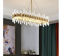 ZBZFGE Luxury Crystal Chandelier for Living Room and Dining Spaces