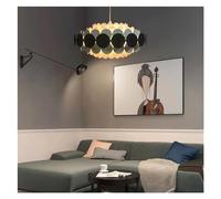 ZBZFGE Moderno Rotondo Petalo lampadario accessibile Lussuoso Popolo colorato Sospensione Camera da Letto Cucina, lampadari a LED, Luce sospesa (OneColor, Dia50cm)