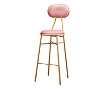 ZBZFGE Nordico Milk Tea Shop Seggiolone con Schienale in Rete Rosso Sgabelli banco Sgabello Mobili da Bar per la casa Decorazione Perfetta pz (Rosa, 65 cm)