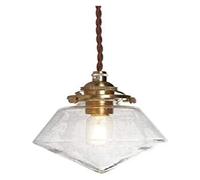 ZBZFGE Parentesi Lampada in Vetro a Bolle di Vetro Lampada a Pendenti - Lampada a 1 Luce Decorazione sospesa Fatta coltivano Soggiorno in Acciaio Inossidabile in Acciaio in Acciaio Lampadina, Lampada