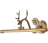 ZBZFGE Retro Copper Wall Lights Farmhouse Bathroom Light, 240° Adjustable Linear Mirror Front Lamp Vanity Sconces Compatible with MIR,Onecolor-58cm