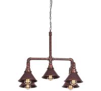 ZBZFGE Ritrod Industriale v-intage Tubo d'Acqua Vapore a Sospensione lampadario Leggero 5 Appeso Country Stile Rustico Illuminazione Decorazione Interna, Sala da Pranzo contemporanea