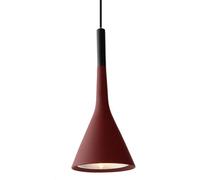 ZBZFGE Screw Single-Head Pendant Light,Aluminum Art Personality Hanging Lamp,Creative Nordic Minimalist Style Chandelier,Porch Bedside Kitchen Island Decorative Fixtures (Color : Red