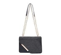 ZCABYBD Borsa Donna A Tracolla Monospalla Versatile in Stile Straniero per Donna, Tendenza Casual alla Moda, Estetica, Temperamento Semplice, Pendolarismo-Nero