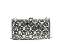 ZCABYBD Borsa Donna Da Sera Tempestata Di Diamanti Dal Design Nicchia, Banchetto Alla Moda E Versatile, A Tracolla Donna-nero