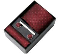 ZCABYBD Cravatte Set Cravatta da Matrimonio Uomo in Sei Pezzi-2