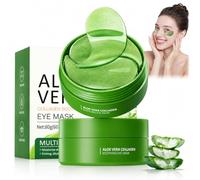 ZCAYJR Patch Occhi Idratanti 60 Pezzi | Maschera Occhiaie e Borse con Aloe Vera e Collagene | Effetto Defaticante in 15 Minuti | Trattamento Contorno Occhi Antirughe - Per Uomo e Donna
