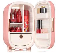 ZCBYBT 12L frigorifero compatto Mini frigorifero portatile per Skincare, Beauty Serum Home Office Dorm, rosa
