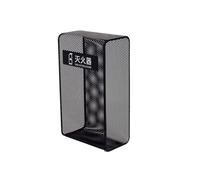 ZCBYBT Cassetta Porta estintore Commerciale Armadi Porta estintore da Pavimento in Ferro compatibili con 2 estintori,Nero,Standard