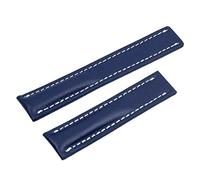 ZCCZJS 22/24mm Fit per cinturino Breitling Italia Genuine Watch Band Premier B01 Colt Chronograph Avenger Aviator 8 316L Buckle, Blk Bamboo