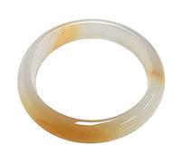 ZCCZJS Bracciale per braccialetto di agata naturale per accessori da donna, elegante bracciale classica fatta per la buona fortuna con la scatola di gioielli, 62 mm