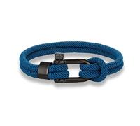 ZCCZJS Braccialetti Braccialetti Gioielli alla Moda Uomini Donne Corda Marina Rossa Corda Nautica Bracciale Nero Sportivo