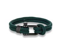 ZCCZJS Braccialetti Braccialetti Gioielli alla Moda Uomini Donne Corda Marina Rossa Corda Nautica Bracciale Nero Sportivo