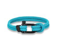 ZCCZJS Braccialetti Braccialetti Gioielli alla Moda Uomini Donne Corda Marina Rossa Corda Nautica Bracciale Nero Sportivo