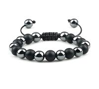 ZCCZJS Braccialetti da uomo braccialette da braccialetti da uomo braccialetti di tigre naturale braccialetti di pietra naturale da 8 mm bracciale intrecciata fatta a mano