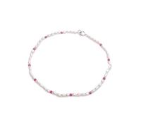 ZCCZJS Braccialetti per Donne Mini Filo di Perle d'Acqua Dolce Naturale per Donne con Dono di Gioielli ossidiani Perla e Ametista 18 cm