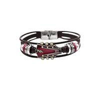 ZCCZJS Bracciali Braccialetti Intrecciati a Mano Intrecciato Rosso e Blu Color Bandiera di Indipendenza Mista Tropical