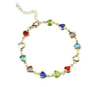 ZCCZJS Bracciali Braccialetti Intrecciati a Mano Intrecciato Rosso e Blu Color Bandiera di Indipendenza Mista Tropical