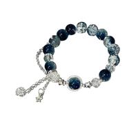ZCCZJS Bracciali Braccialetti Intrecciato a Mano Intrecciato Rosso e Blu Color Bandiera di Indipendenza Abito Arbitro Abito