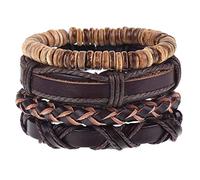 ZCCZJS Bracciali Palestine Bracciale Palestina Bandiera Bracciale Rosso Corda Verde Corda Fatta a Mano Intrecciata da Uomo Orologio in Pelle da Uomo Intrecciata