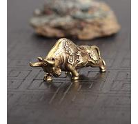 ZCCZJS Brass Lucky Bullfighting Statue Decoration Ornamenti per la casa Figurina in Miniatura di Rame Porta Artigianato di Decorazioni da scrivania da Ufficio ricchezza