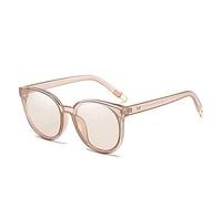ZCCZJS Colore della Moda Luxury Flat Top Cat's Eye Eleganti Occhiali da Sole Eleganti Domani Maschi Twin Grove Ompelani da Sole Oversize Uv400