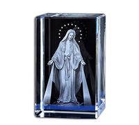 ZCCZJS CRITAL Crystal Inner Inner Intagliato Buddha Decorazione della Statua cattolica Icona Scultura di Scultura Lutero Virginia Maria Decorativa Decorativa Religiosa Decorazione Domestica