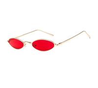 ZCCZJS Fashion Vintage Piccoli Mini Occhiali da Sole ovali Donne per Uomo Lussuoso Occhiali da Sole a Vapore di Lusso Ombra Popolare uv400