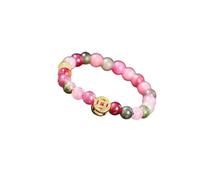 ZCCZJS Fengshui Crystal Rings for Women, anello elastico in pietra naturale attira una fortunata felicità ricca, anelli di pietre preziose per l'equilibrio della meditazione Emozioni che rilasciano