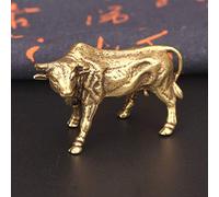 ZCCZJS Figurine di Toro di Strade del Muro di Rame antichi Statue di Bestiame retrò Feng Shui Ornament Decorazione Desktop Decorazioni per la casa Accessori