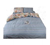 ZCCZJS Fiore Set a Quattro Pezzi di Cotone Puro Cotone Tutto Il dormitorio di Cuore in Tre Pezzi Set da Letto Copertina per Trapunta Quattro Stagioni (Un Set di pc da 1,5 Metri) (Un Set da 2 Metri a