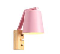ZCCZJS Funzione Illuminazione con Applique a Parete colorato luci di vanità per Bagno Vintage con Ferro da Gambe in Legno, Illuminazione a Parete per Le Scale per corridoio Soggiorno