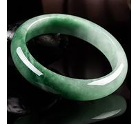 ZCCZJS Gioielli Hetian Emerald Jade Jasper Natural Bracciale Bracciale Bracciale di Gemma Green Bracciale di Bracciale Giada, 59-60mm