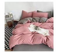 ZCCZJS Letto, Set di Biancheria da Letto Copertina in Tessuto per la Pelle Set di coperture per Letti a Doppio Letto a Doppio mobili da Hotel mobili per Copripiumino King Size