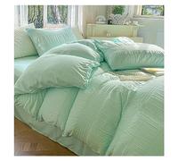 ZCCZJS Letto, Set di Biancheria da Letto coperture Piumini piumici Fogli semplici Set di Fogli di Fogli di Copertura del piumone morbide Set di Fogli
