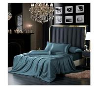 ZCCZJS Letto, Set di coperture per piumone Bianco di qualità Foglio Letto 2 Pillowcase Doppia Queen Eucalyptus Lyocell Set di Biancheria da Letto di Raffreddamento Morbido Naturale Naturale