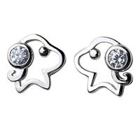 ZCCZJS Orecchini per Donne, Orecchini da Cucciolo S925 Femmina Diamond Sweet Diamond Anno del Cane Un Paio