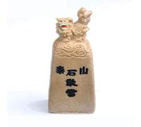 ZCCZJS Ornamenti Feng Shui Ornamenti di Pechino Leoni Statue di Pietra, Accessori per la prosperità di Arredamento Cinese, Scultura per la casa e L'Ufficio, c
