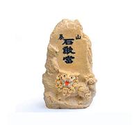 ZCCZJS Ornamenti Feng Shui Ornamenti di Pechino Leoni Statue di Pietra, Accessori per la prosperità di Arredamento Cinese, Scultura per la casa e L'Ufficio, c