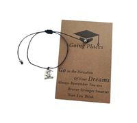 ZCCZJS Ottieni Il Suo Regalo di Laurea per Lui Bracciale con Un Regalo di Laurea del Diploma di Laurea Collegio di Laurea Carina.