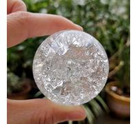 ZCCZJS Palline Decorative 4/5/6 cm Crystal Ice Crack Sfera Sfera Feng Shui Ornament Acqua Rocciosa Fontana Bonsai Bonsai Decorazioni per la casa Decorazioni Figurina Fotografia