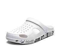 ZCCZJS Pantofole Maschili Scarpe da Uomo Estate fluttuanti Flip fluviali Non Slide Spiaggia Scarpe Sandali all'aperto (Bianco, 12,5 nel Regno Unito)