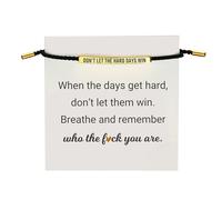 ZCCZJS Push Pull Bracciale Design Oro Braccialetti per ragazze da donna a mia figlia/amico Inspirational Watch